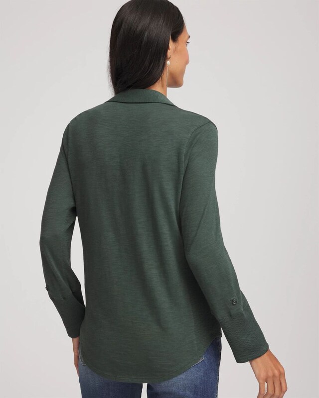 Collared Henley Shirt - image 3